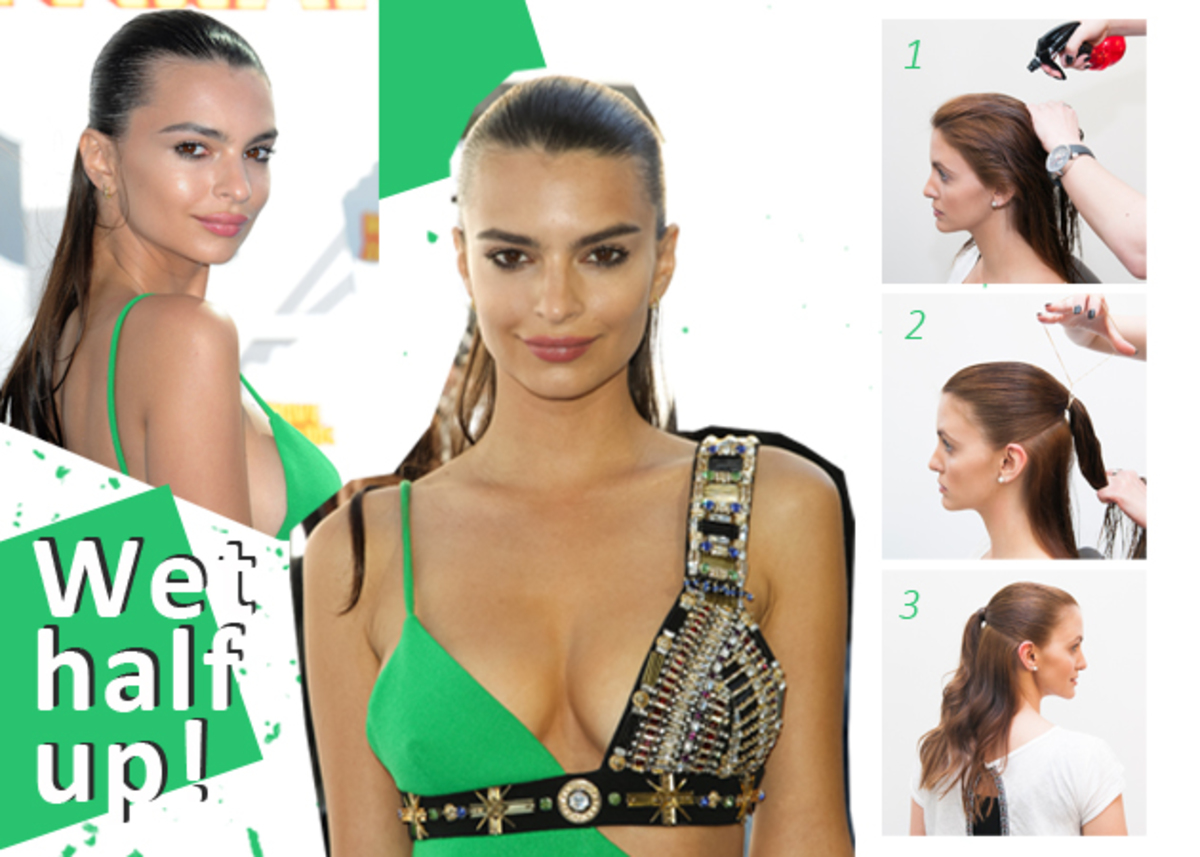 Πώς να κάνεις ένα sexy wet half-up!