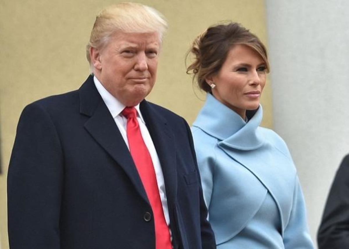 H Melania Trump με Ralph Lauren φόρεμα στην ορκωμοσία