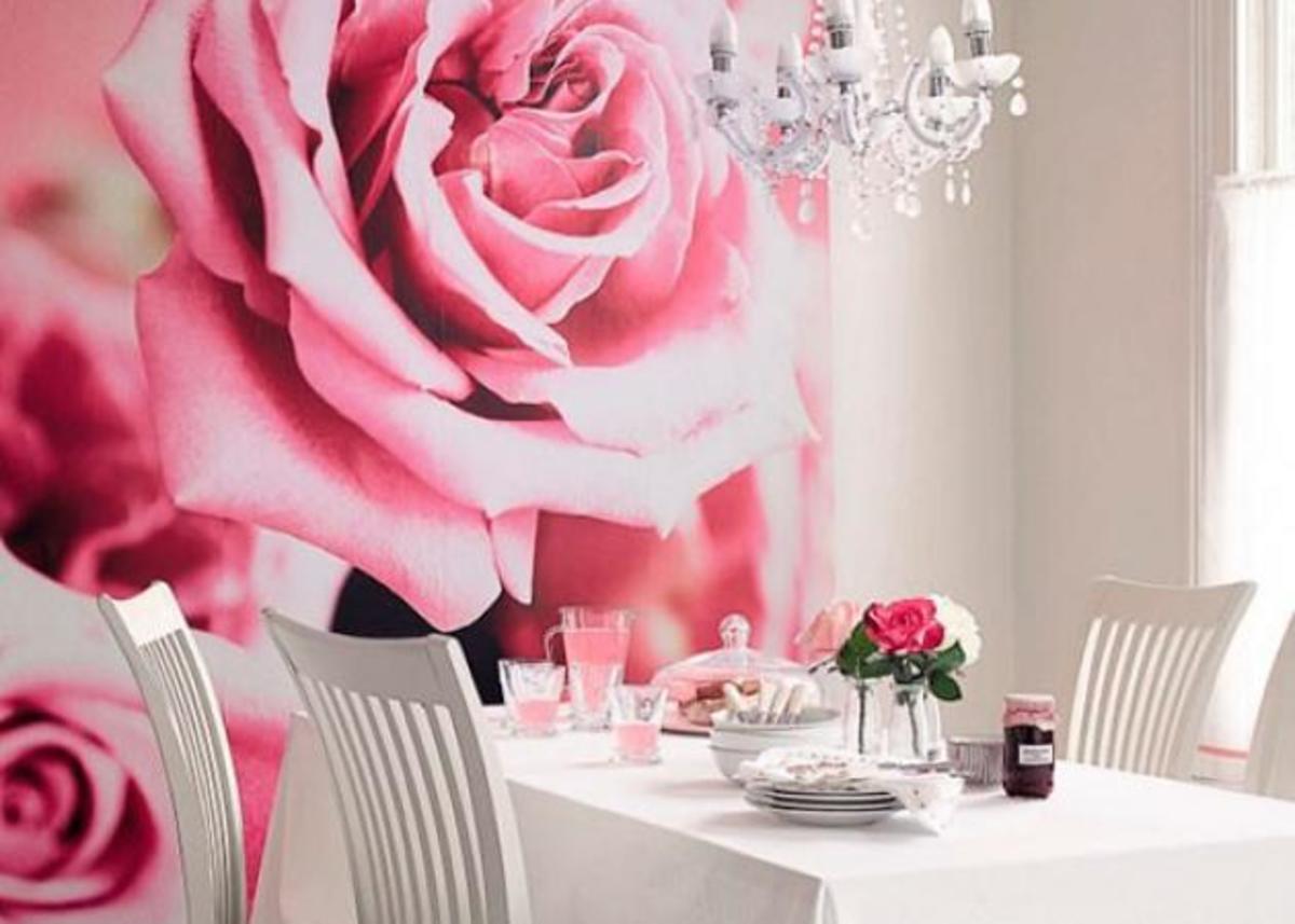 Ιδέες διακόσμησης με ρόδα και ροζ!