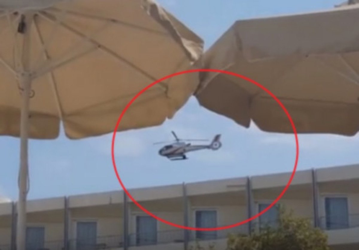 Αναγκαστική προσγείωση ελικοπτέρου