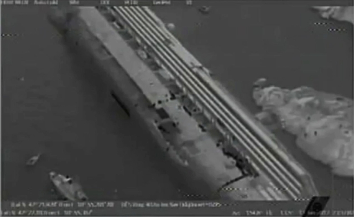 Βίντεο – ντοκουμέντο – Η στιγμή της εκκένωσης του Costa Concordia