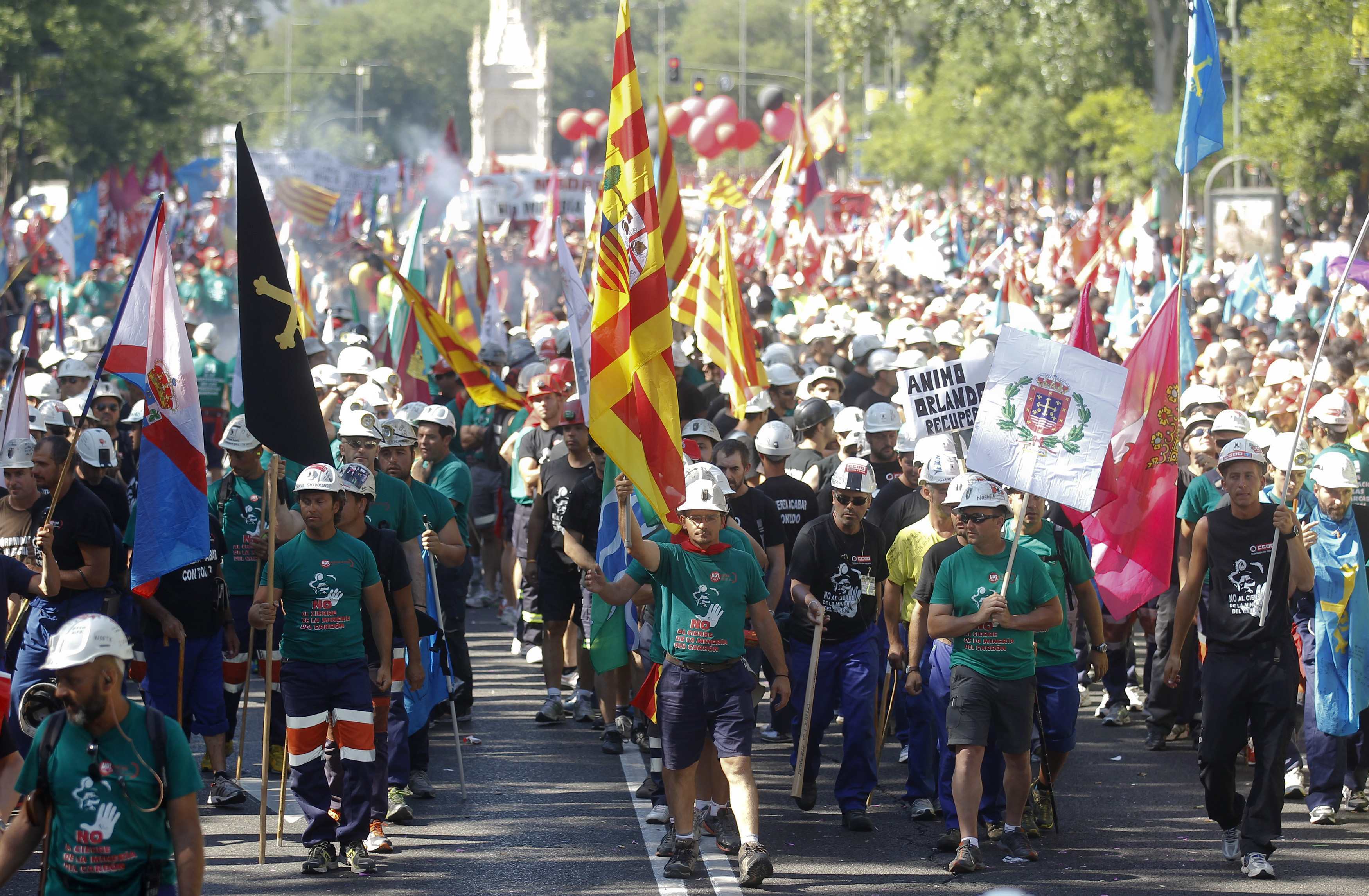 Η μεγάλη πορεία των ισπανών μεταλλωρύχων – ΦΩΤΟ