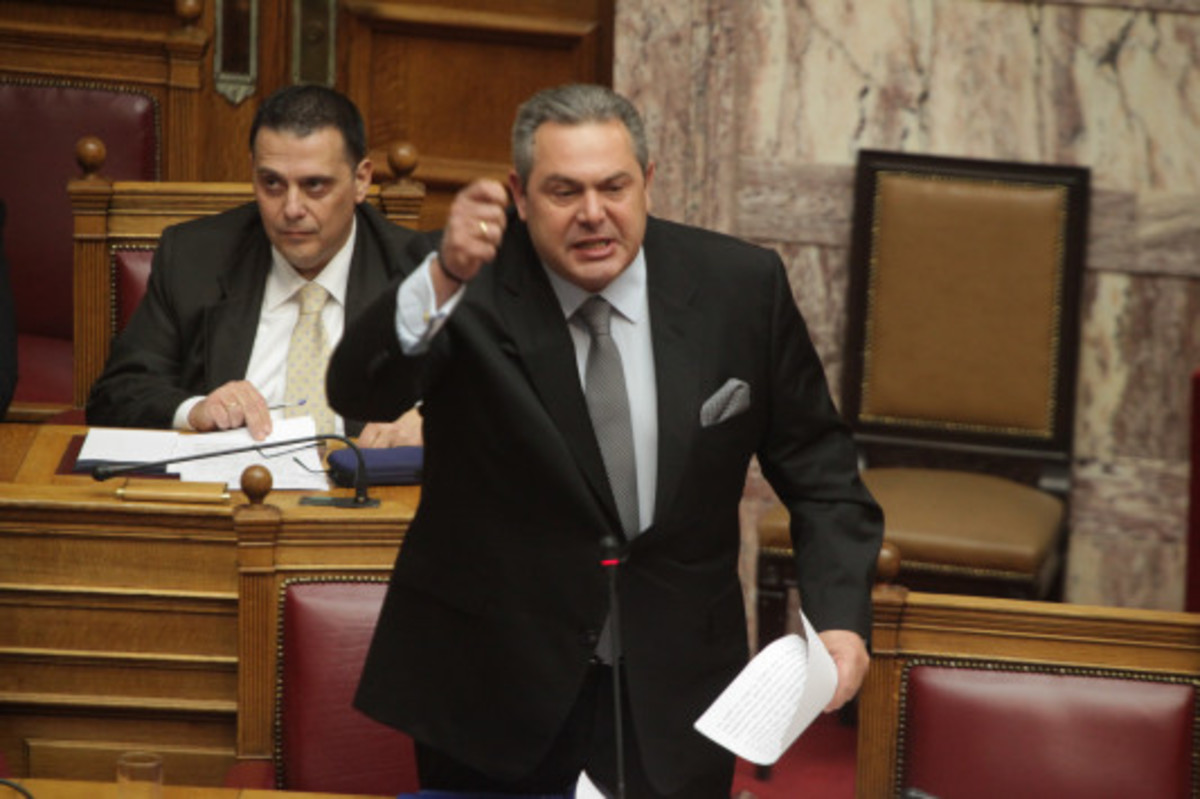 Αντιπαράθεση Καμμένου με Θεοχαρόπουλο