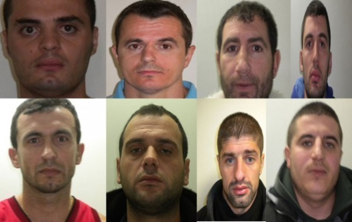 Οι Αλβανοί δραπέτες των φυλακών Τρικάλων - ΦΩΤΟ ΕΛ.ΑΣ.