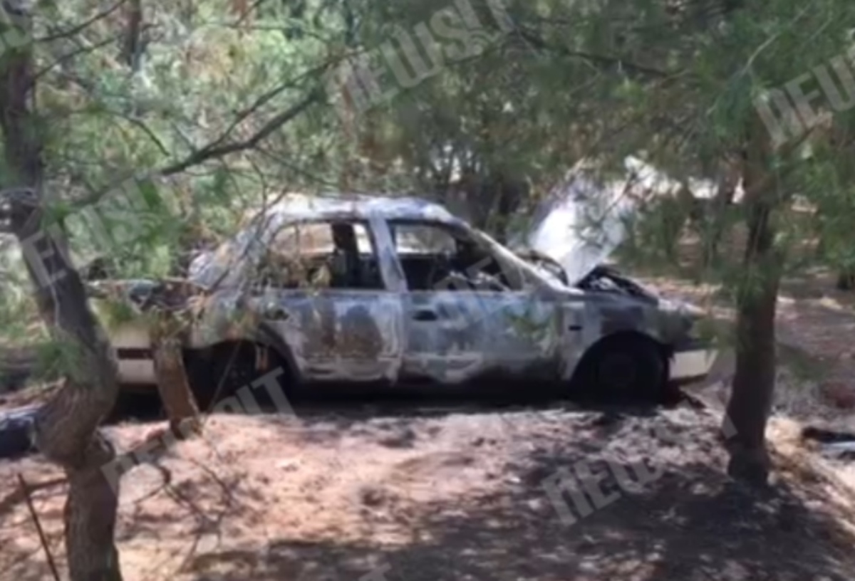 Το καμμένο αυτοκίνητο ληστείας