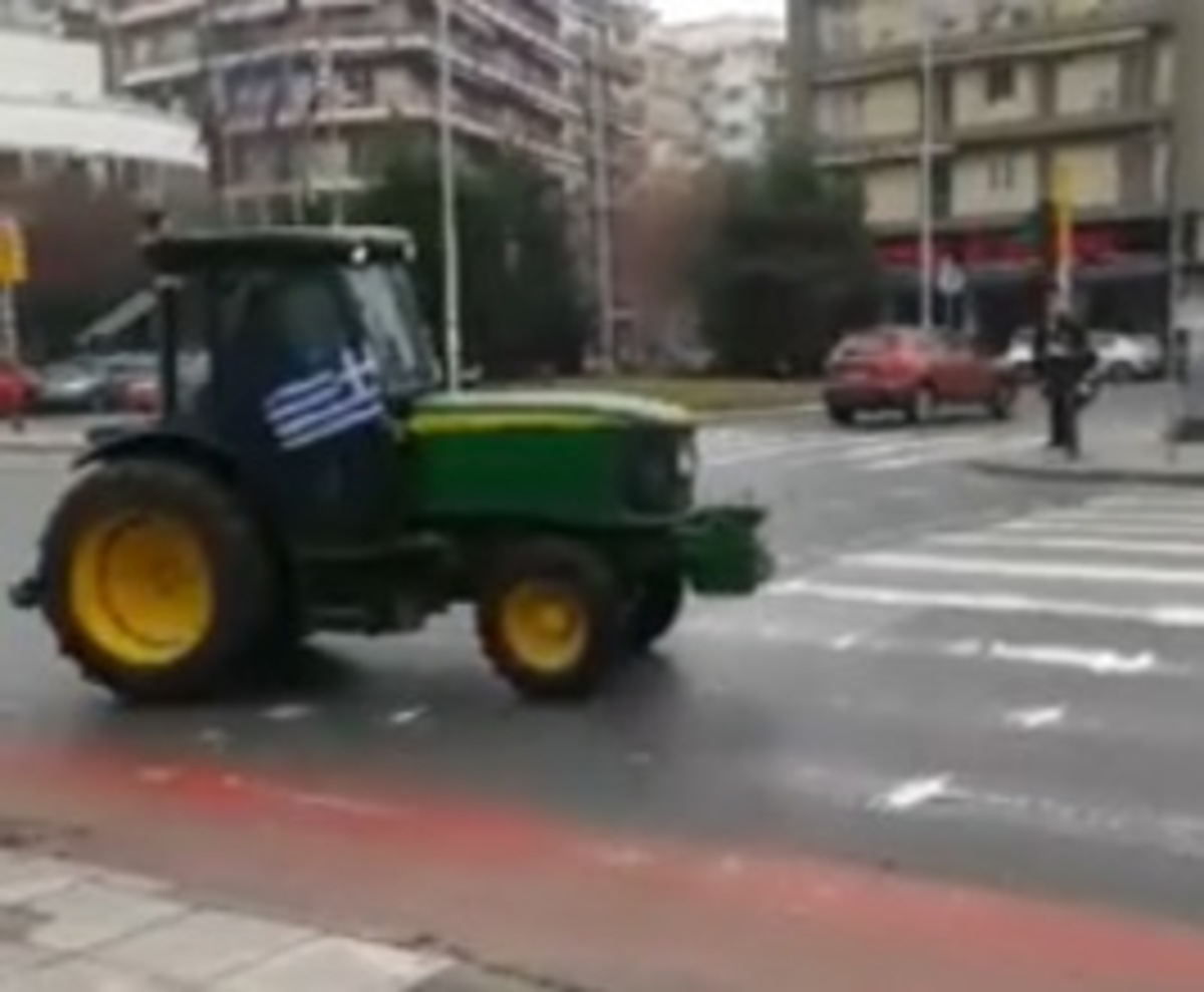 Τρακτέρ στην Θεσσαλονίκη