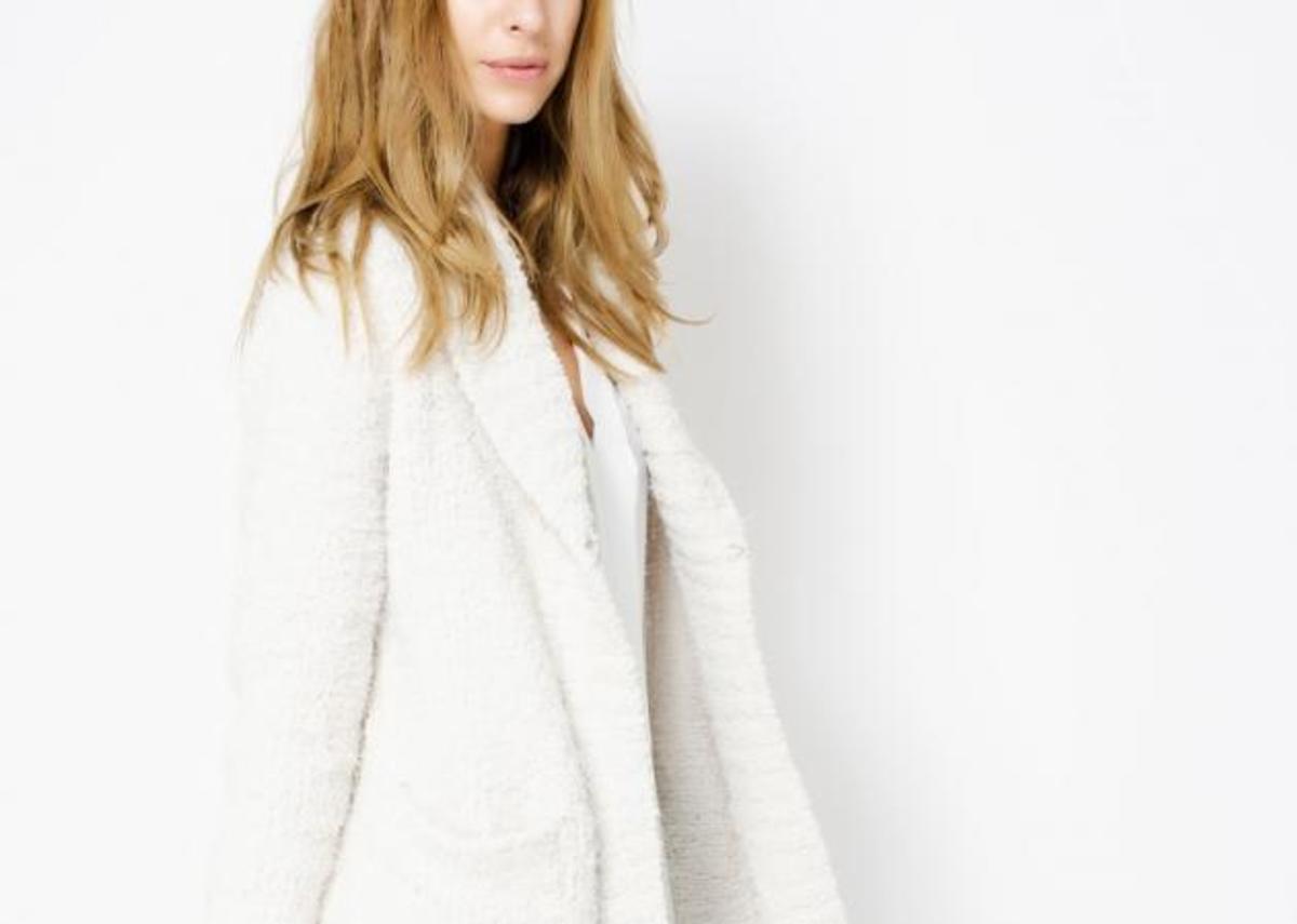 Λευκή οversized ζακέτα: Δική σου με  38,43 €