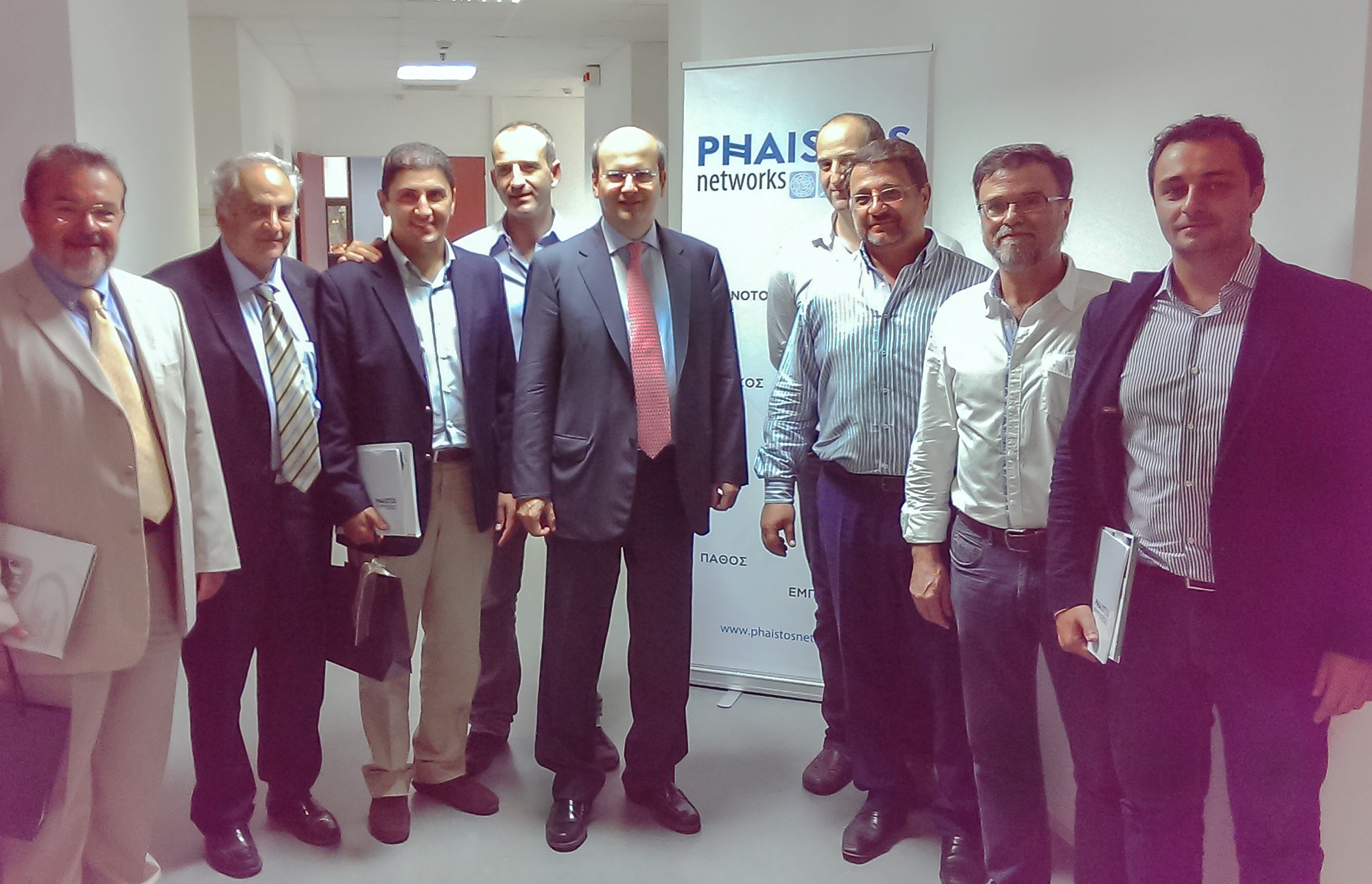 Τη Phaistos Networks A.E. επισκέφτηκε ο Υπουργός Ανάπτυξης, Κωστής Χατζηδάκης