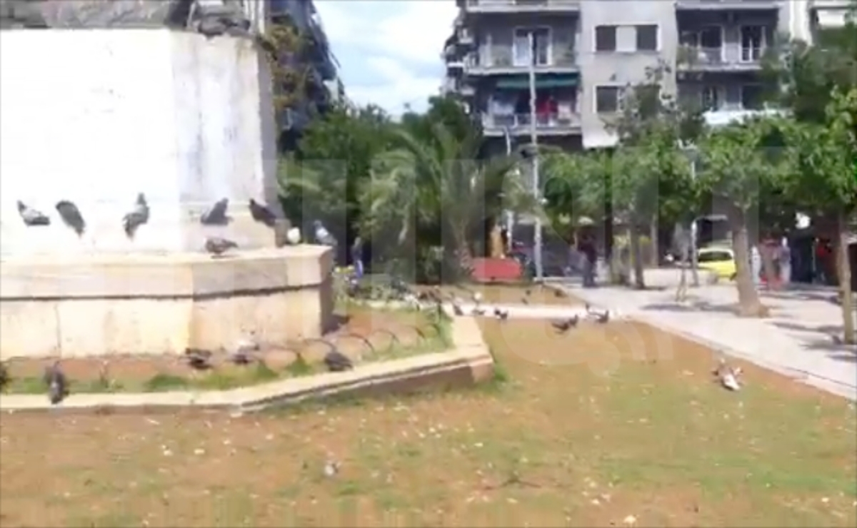 Η πλατεία Βικτωρίας μια μέρα μετά τα επεισόδια