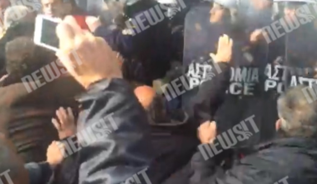 Η μάχη κτηνοτρόφων αστυνομικών