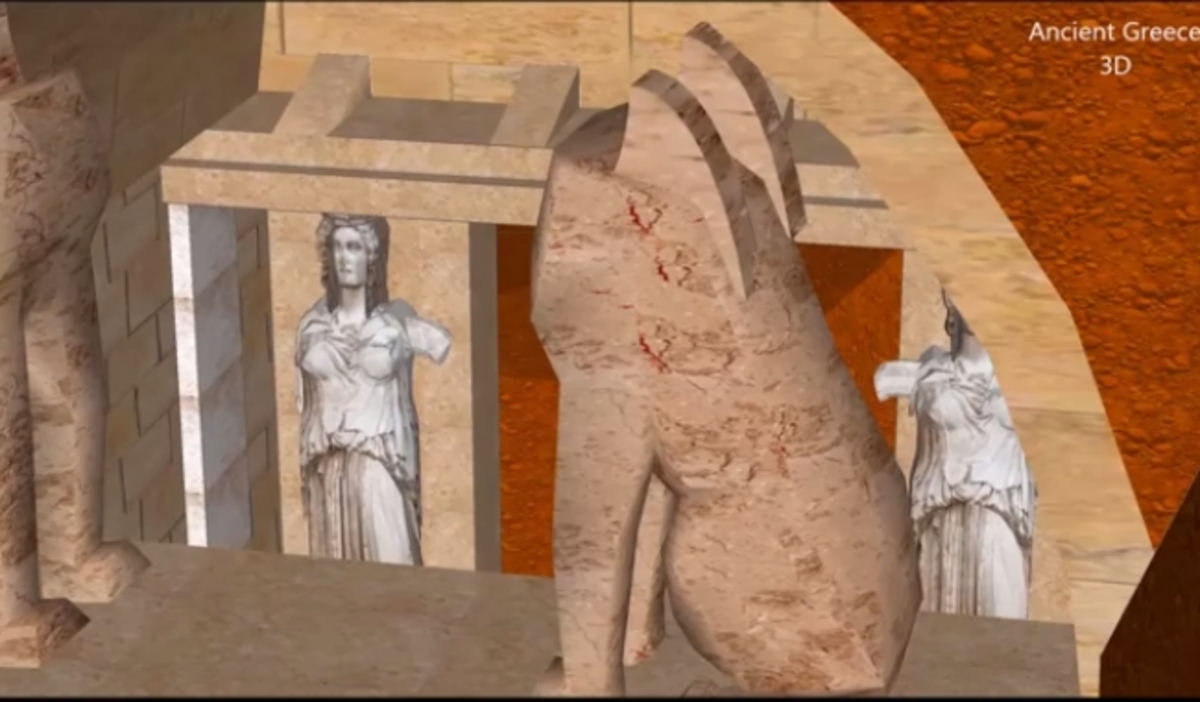 Αμφίπολη: Δείτε το νέο βίντεο με 3D απεικόνιση του αρχαίου τάφου