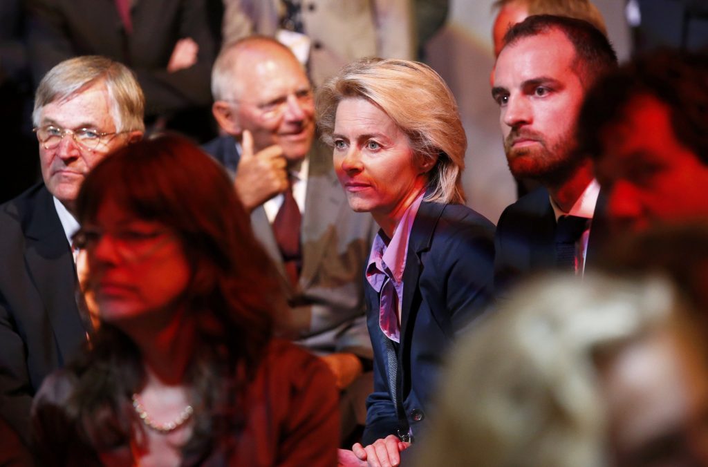 Ο Σόιμπλε στο χθεσινοβραδινό debate ΦΩΤΟ REUTERS