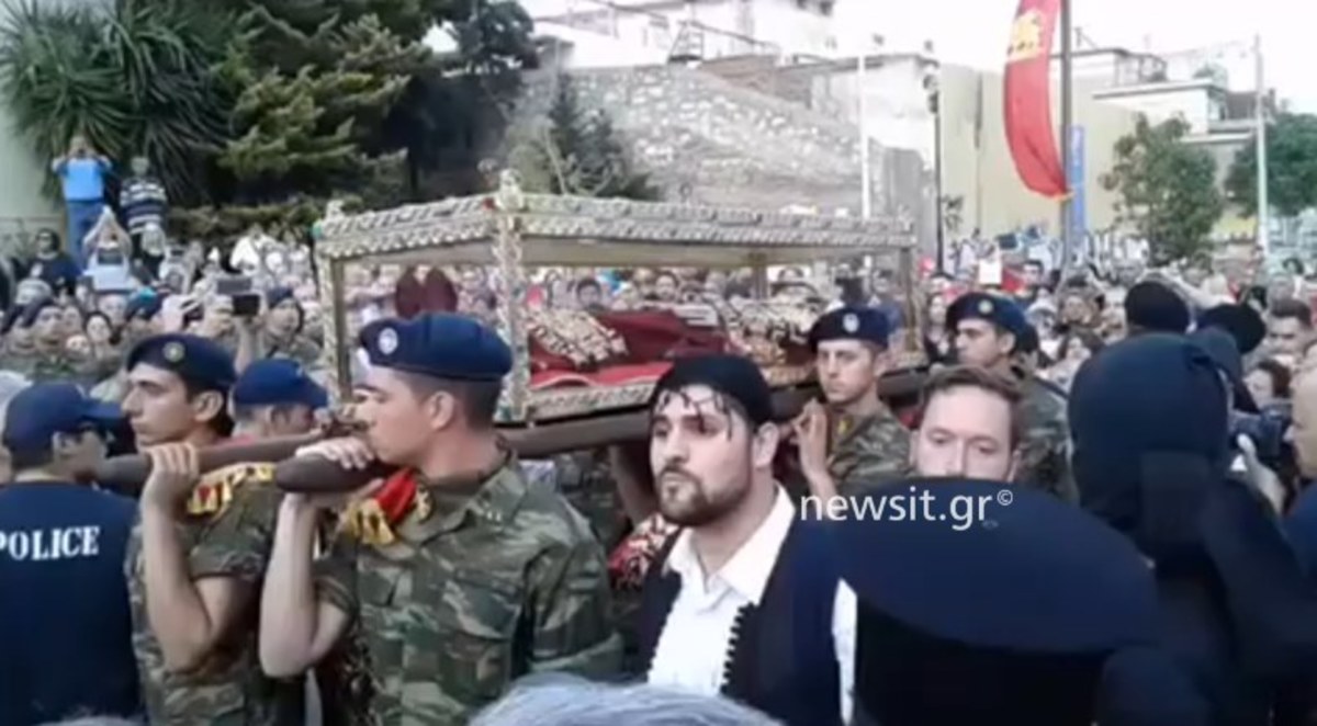 Υποδοχή σκηνώματος Αγίας Ελένης