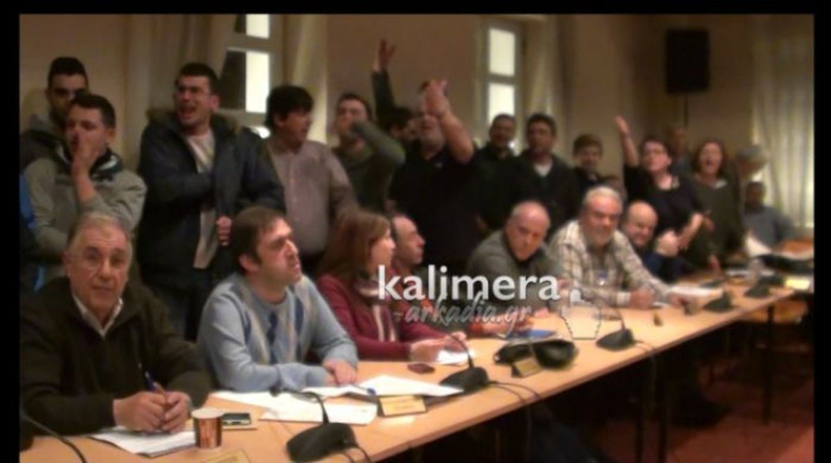 Λεβίδι:Ένταση στο δημοτικό συμβούλιο