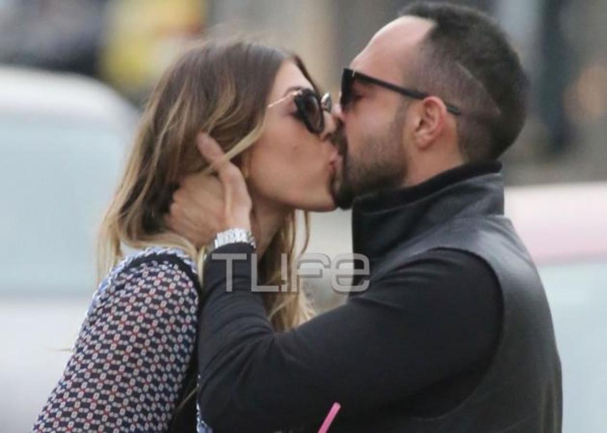 Τα καυτά φιλιά του πρώην συντρόφου της Καινούργιου, με τη νέα του σύντροφο!