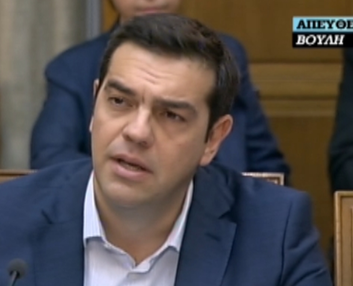 Ομιλία Τσίπρα στο υπουργικό