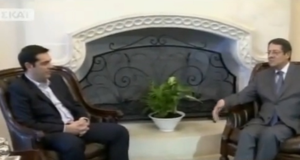Διάλογος Τσίπρα με Αναστασιάδη