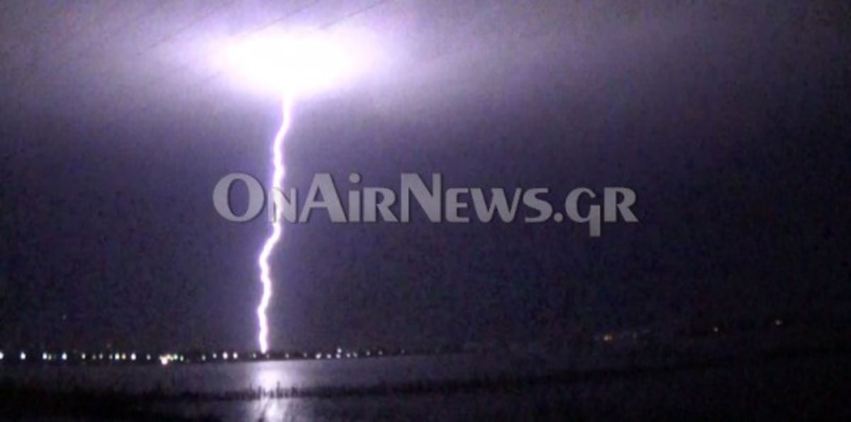 Η καταιγίδα στο Μεσολόγγι