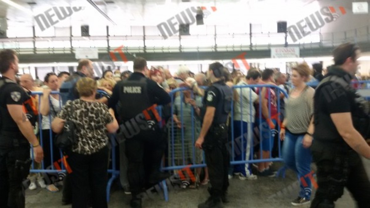 Λιποθυμίες σε διανομή τροφίμων