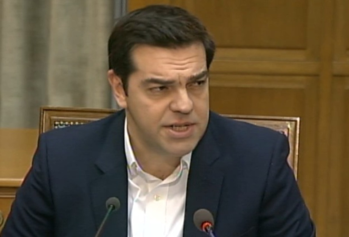 Ομιλία Τσίπρα στο υπουργικό