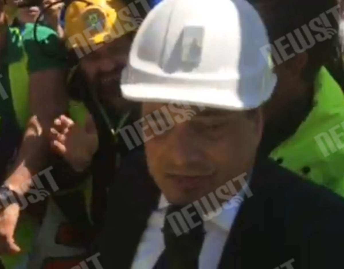 Ντύθηκε μεταλλωρύχος ο Α.Γεωργιάδης