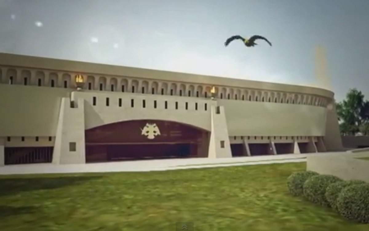 Ο αετός της ΑΕΚ επιστρέφει στο… σπίτι του (VIDEO)