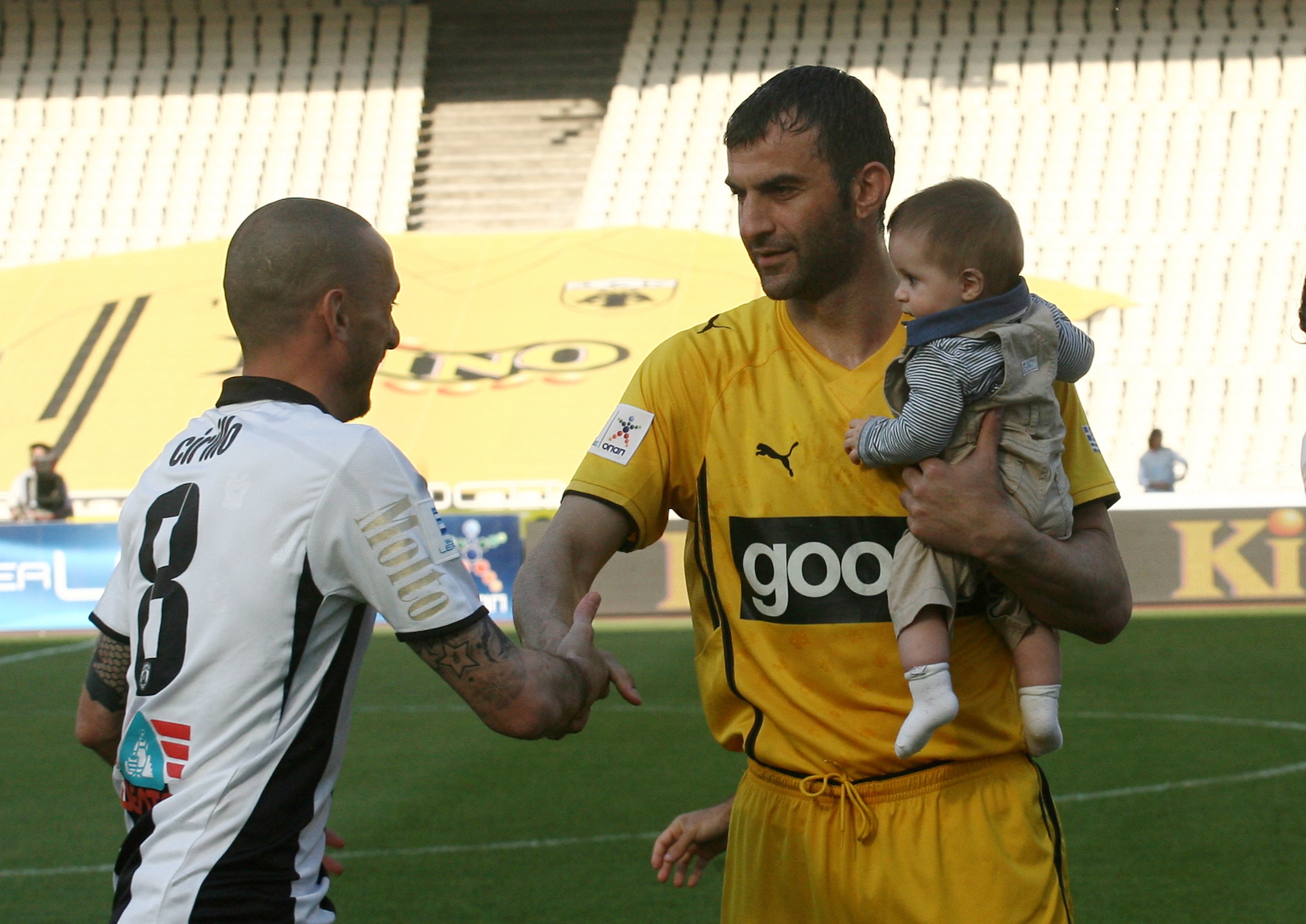 Ο Μπρούνο Τσιρίλο με τον Τραϊανό Δέλλα