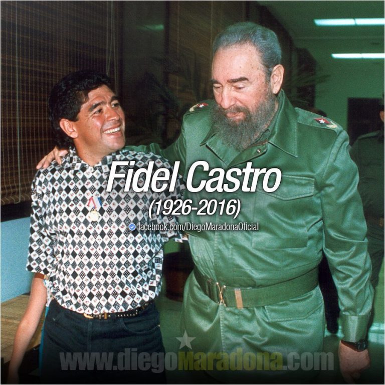 Fidel Castro: Ο Maradona συγκλονίζει στον αποχαιρετισμό