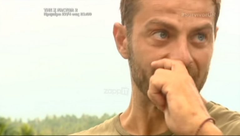 Survivor: Δεν άντεξε και δάκρυσε ο Αγγελόπουλος! [vid]