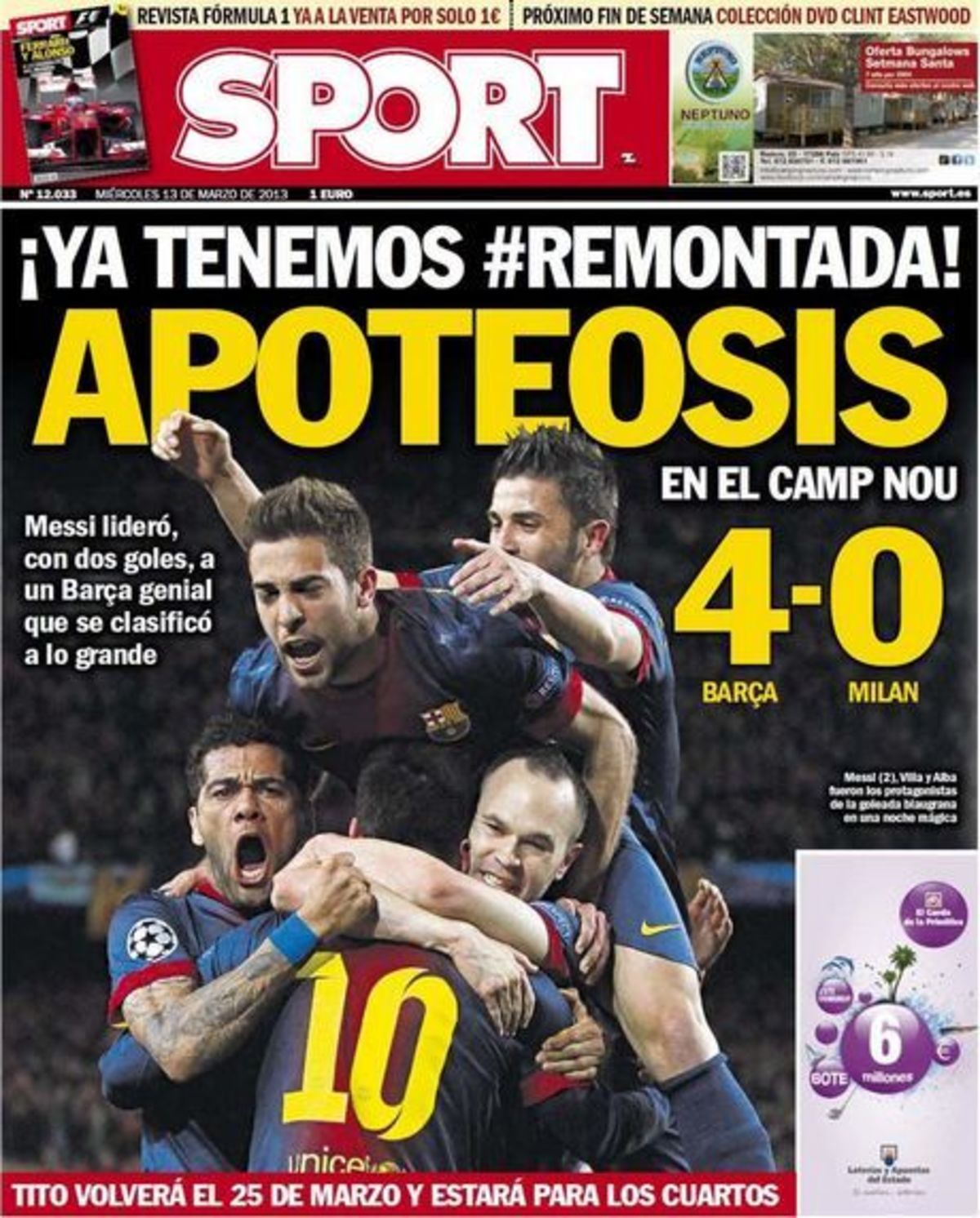 Αποθέωση για Μπάρτσα και Μέσι