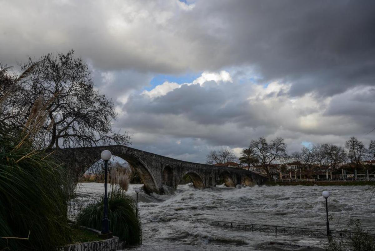 Από τις πρόσφατες πλημμύρες στην Ήπειρο - ΦΩΤΟ EUROKINISSI