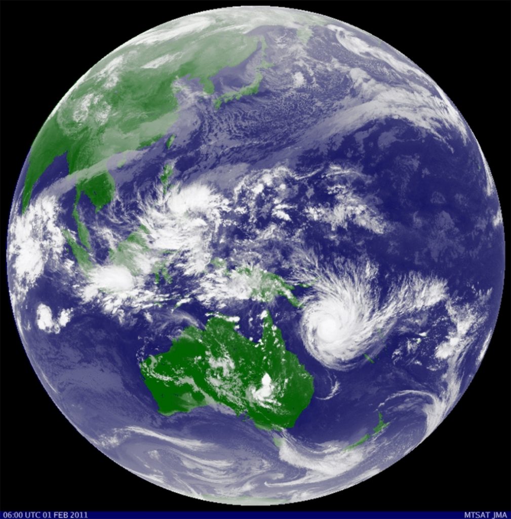 Δείτε ποσο απειλητικά πλησιάζει ο κυκλώνας ΦΩΤΟ REUTERS
