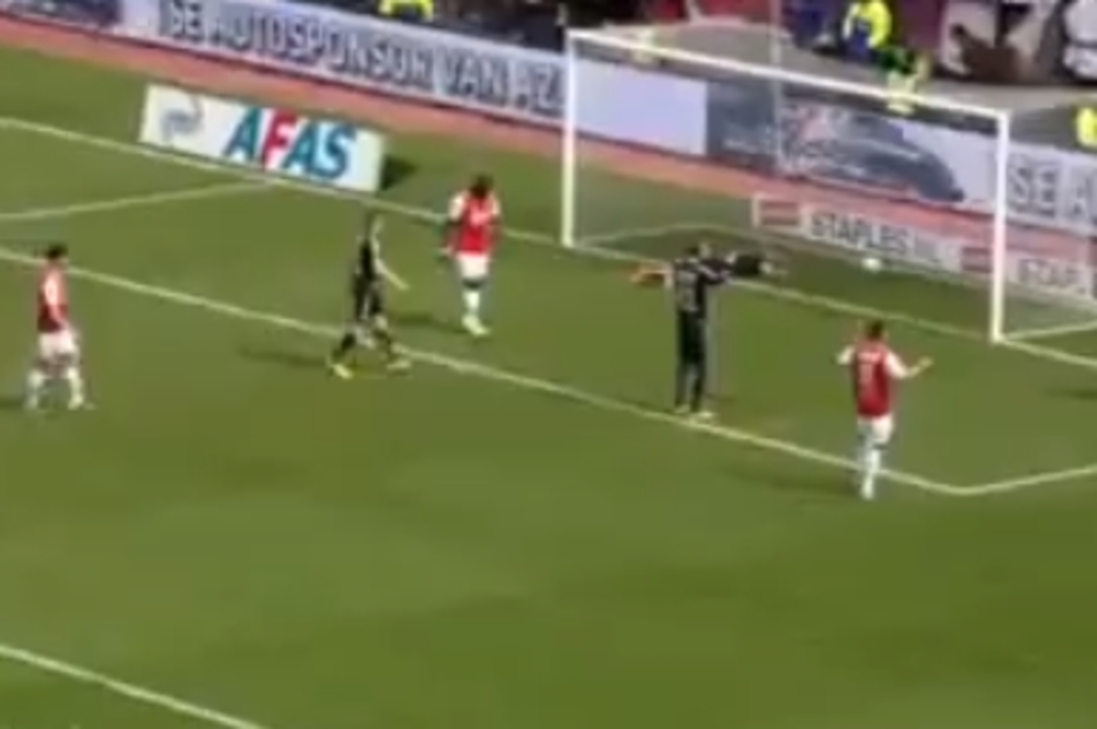 Τα έκανε… θάλασσα – Αυτογκόλ για γέλια στην Ολλανδία (VIDEO)