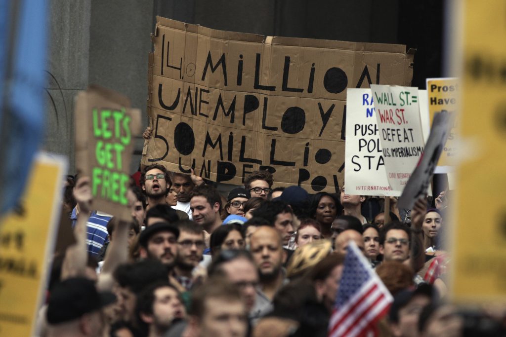 “Αγανακτισμένοι” άνεργοι στην Νέα Υόρκη!