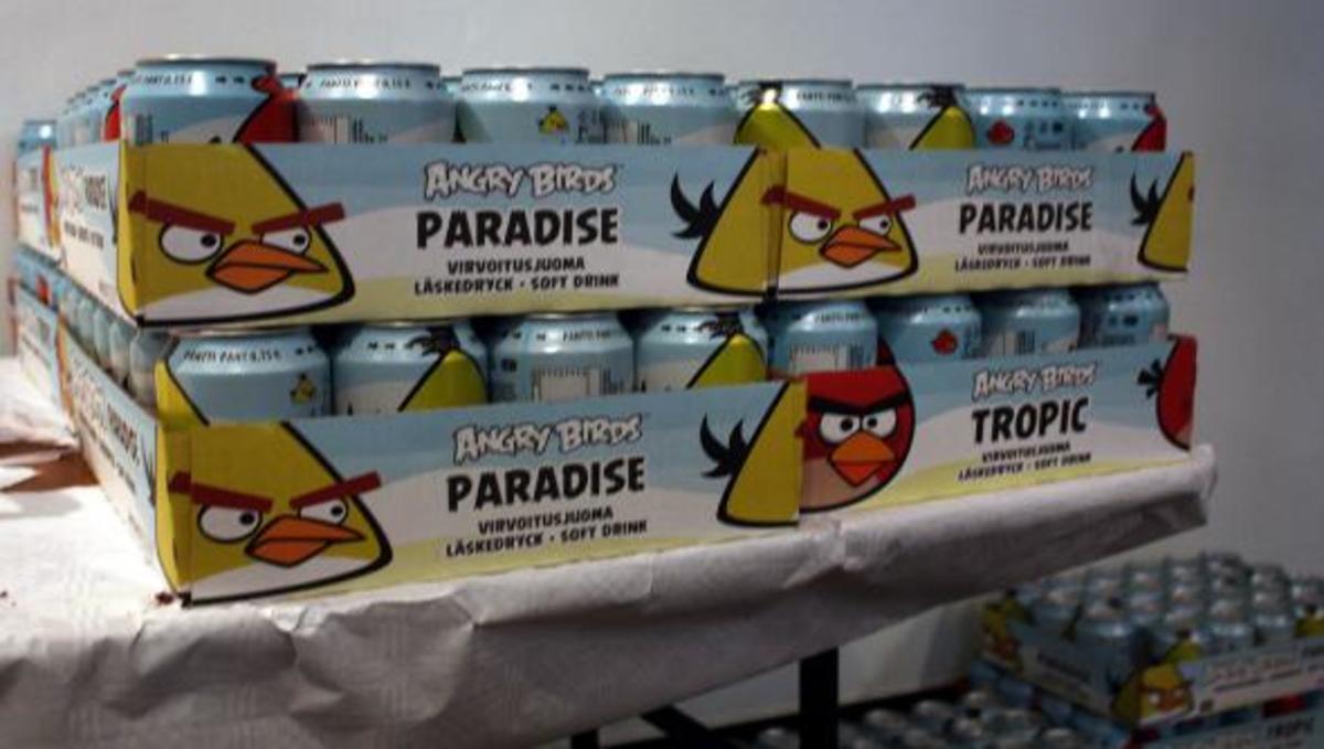 Πρώτο σε πωλήσεις το αναψυκτικό Angry Birds στη Φινλανδία!