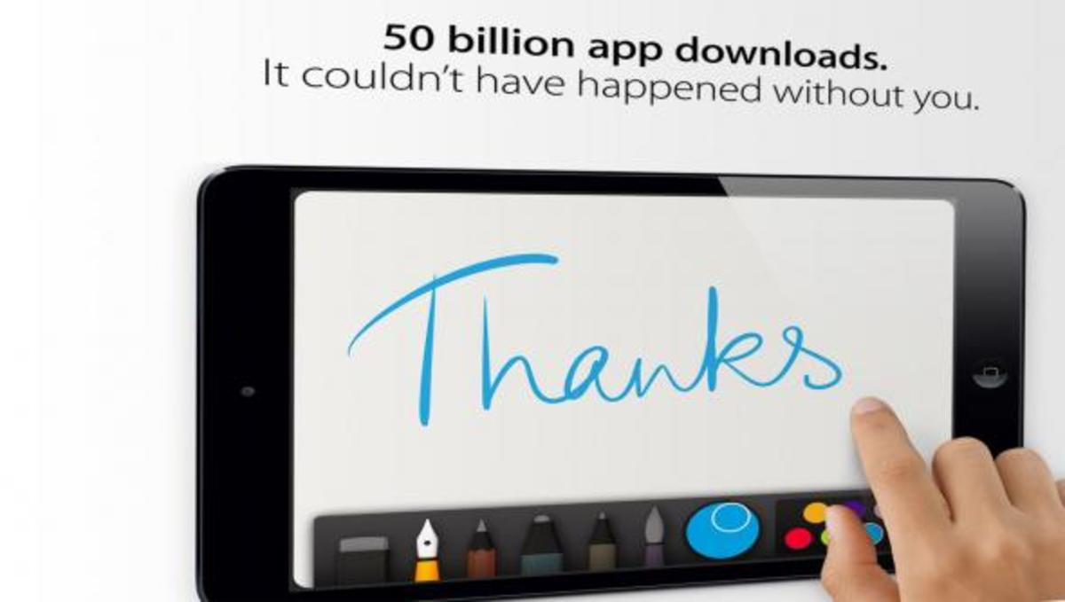 Το AppStore γιορτάζει τα 50 δισ. downloads