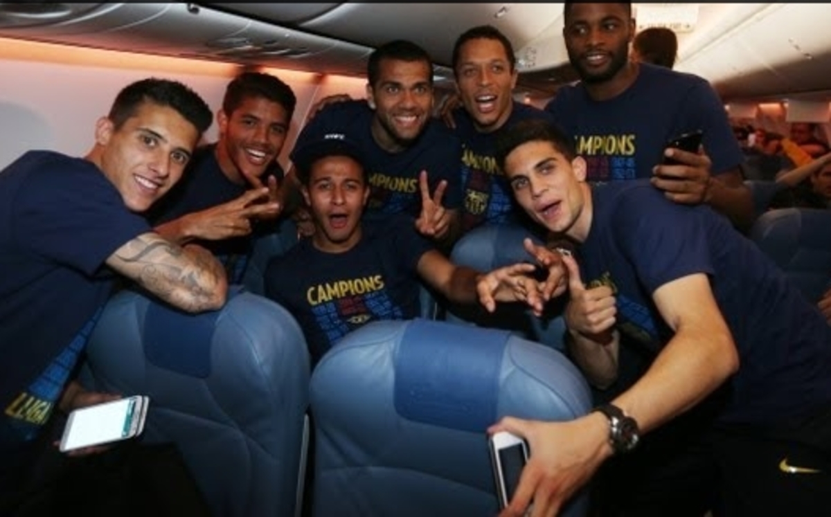 Η Μπαρτσελόνα του Μέσι πανηγύρισε για τον Ολυμπιακό (VIDEO)