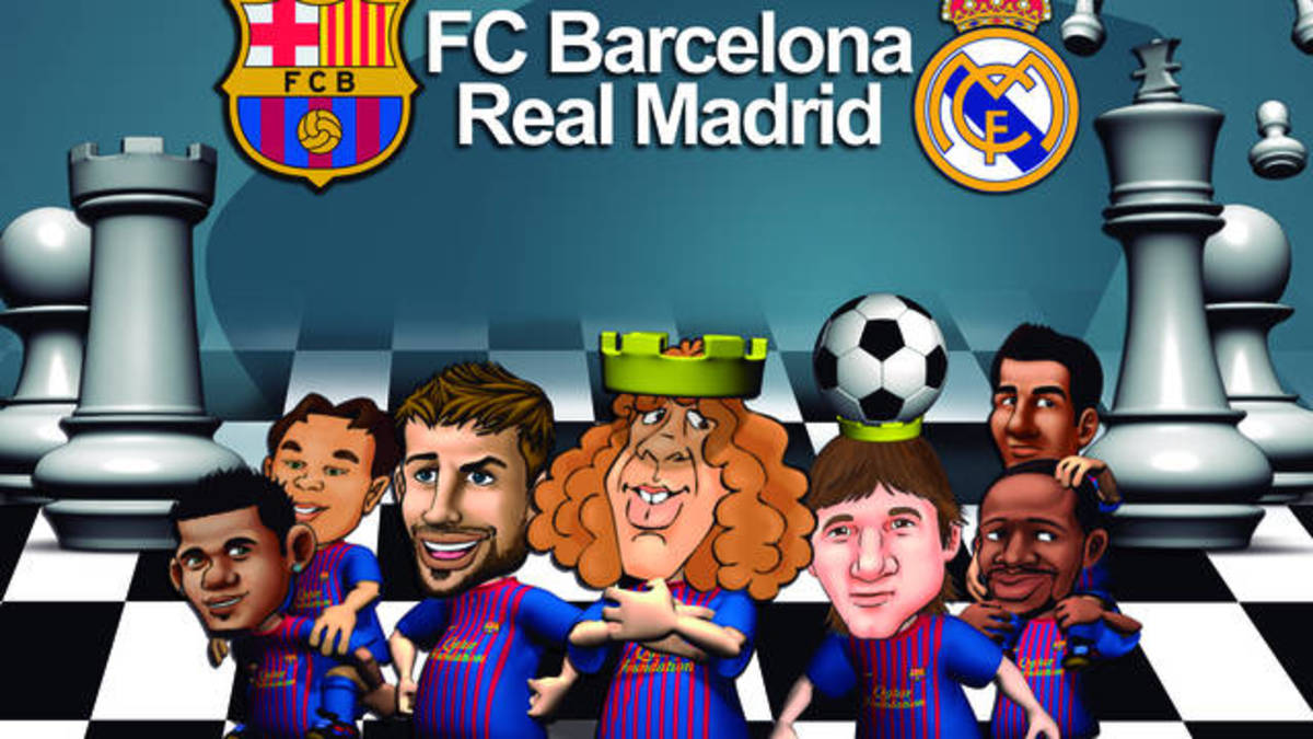 Τα “Barca toons” στη… σκακιέρα του clasico (VIDEO)