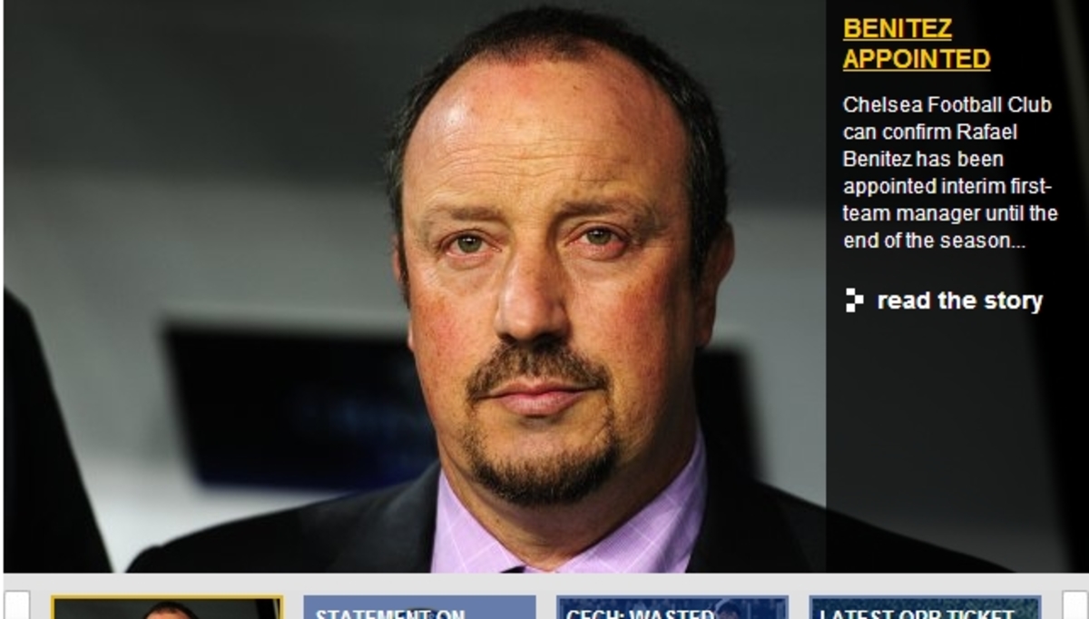 Ο Ράφα Μπενίτεθ στον πάγκο της Τσέλσι!