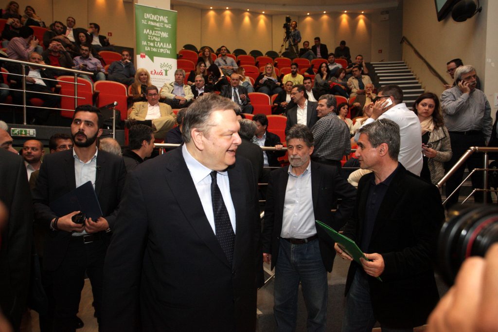 Ε. Βενιζέλος: Το ΠΑΣΟΚ δεν κρύβεται πίσω από την Ελιά
