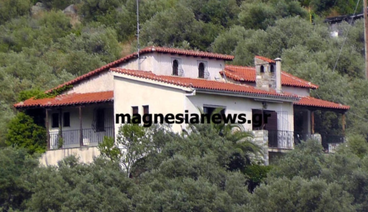 Φωτό από το magnesianews.gr - Το σπίτι που είχαν νοικιάσει οι ληστές του Διστόμου
