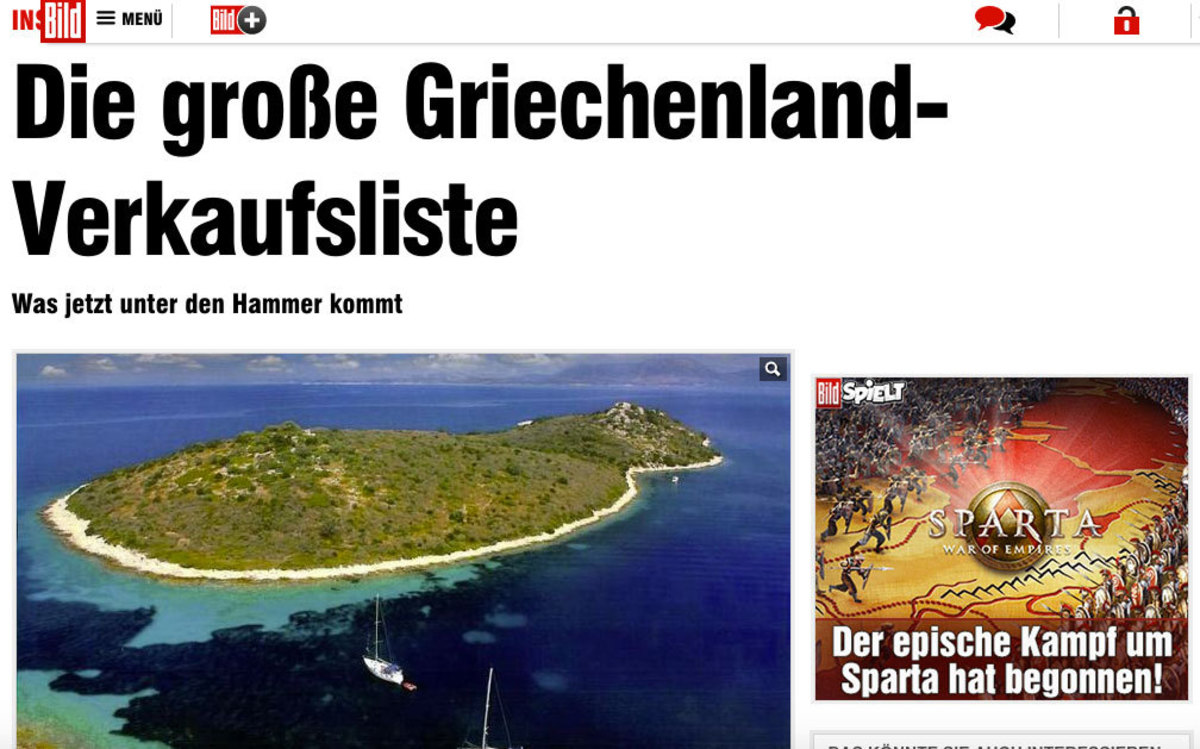 Bild: Αυτή είναι η μεγάλη λίστα όσων πουλάει η Ελλάδα