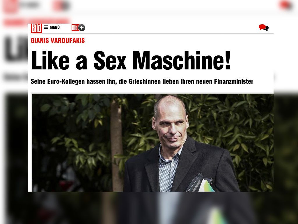 Bild: Γ. Βαρουφάκης like a sex maschine