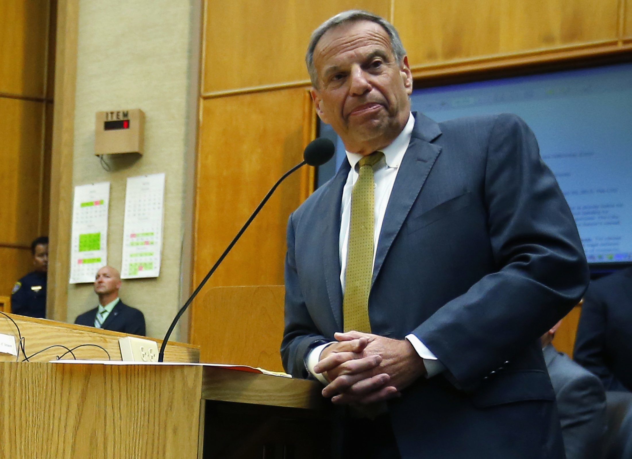 Ο Μπομπ Φίλνερ παραιτήθηκε μετά τις κατηγορίες για ανάρμοστη συμπεριφορά. ΦΩΤΟ REUTERS