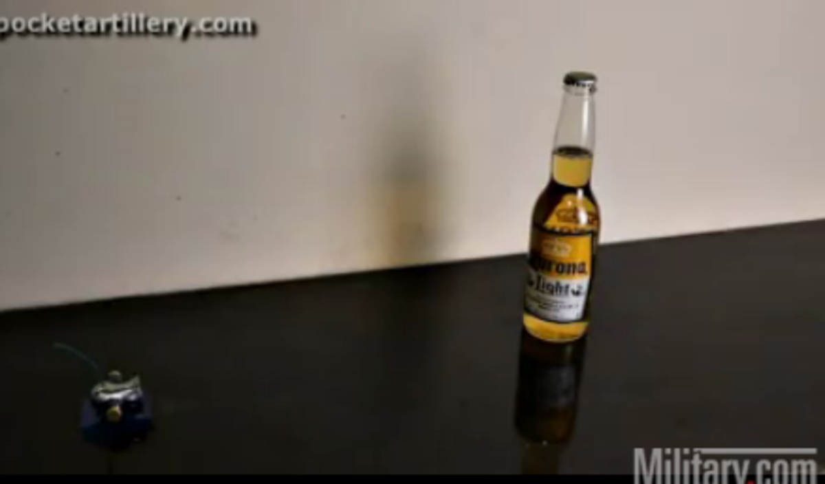 Απίστευτο βίντεο!Το πιο μικρό “κανόνι” του κόσμου,τινάζει στον αέρα…μια μπύρα!Δείτε το βίντεο