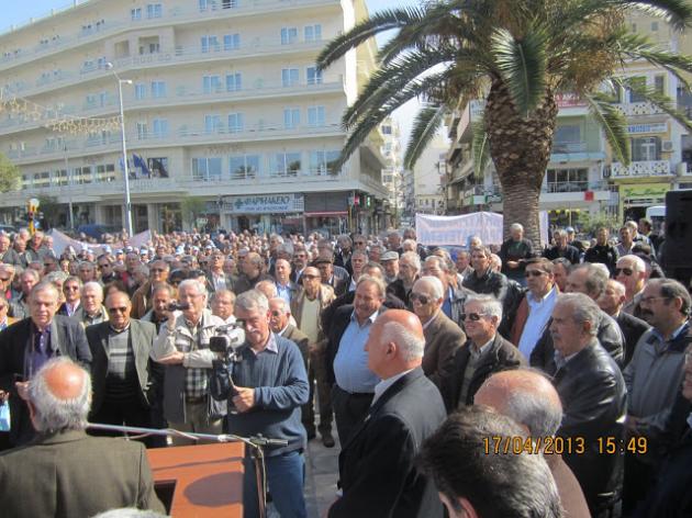 Συγκέντρωση αποστράτων στα Χανιά – ΦΩΤΟ