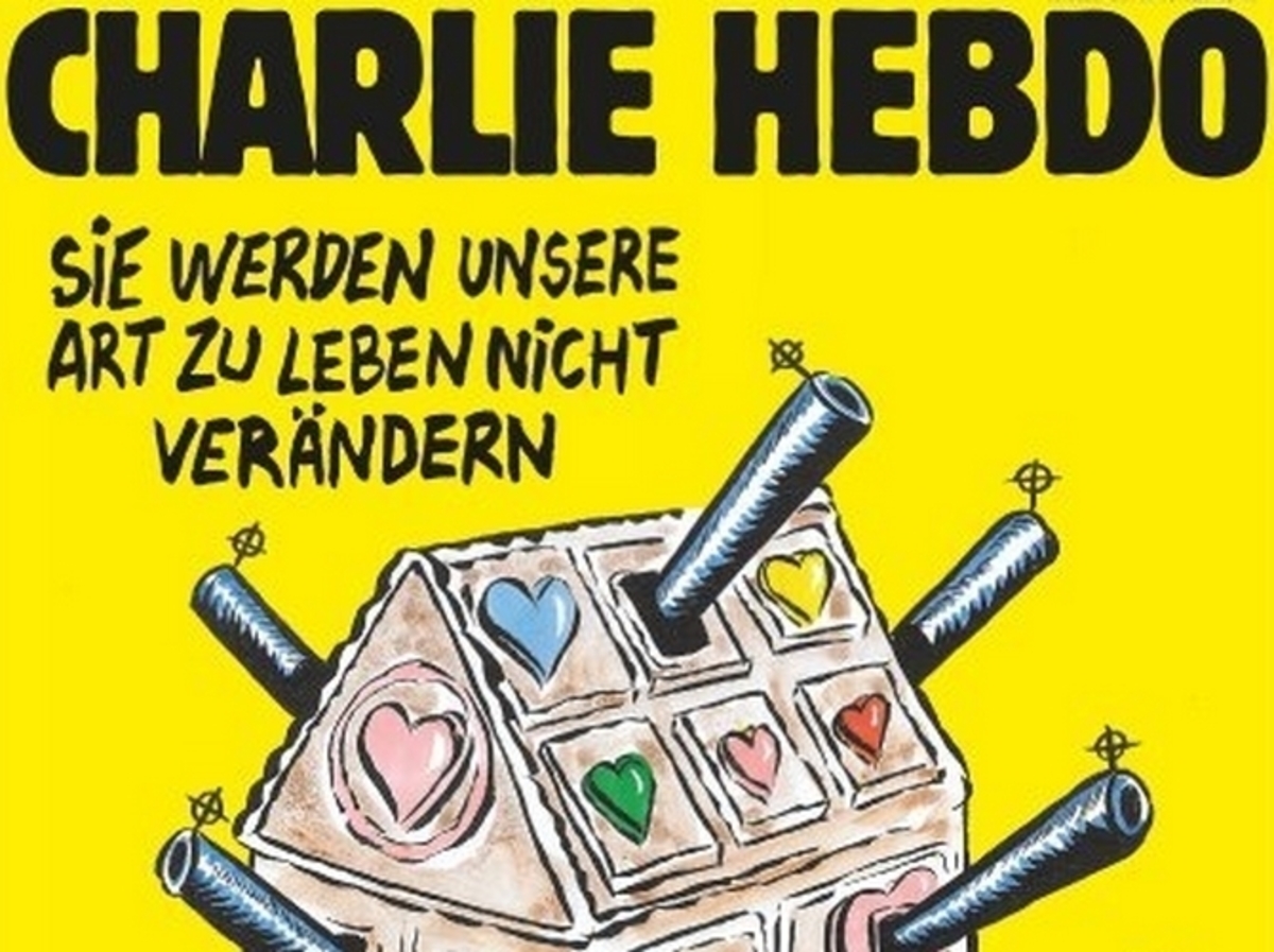 Το εξώφυλλο του Charlie Hebdo μετά το αιματοκύλισμα στο Βερολίνο