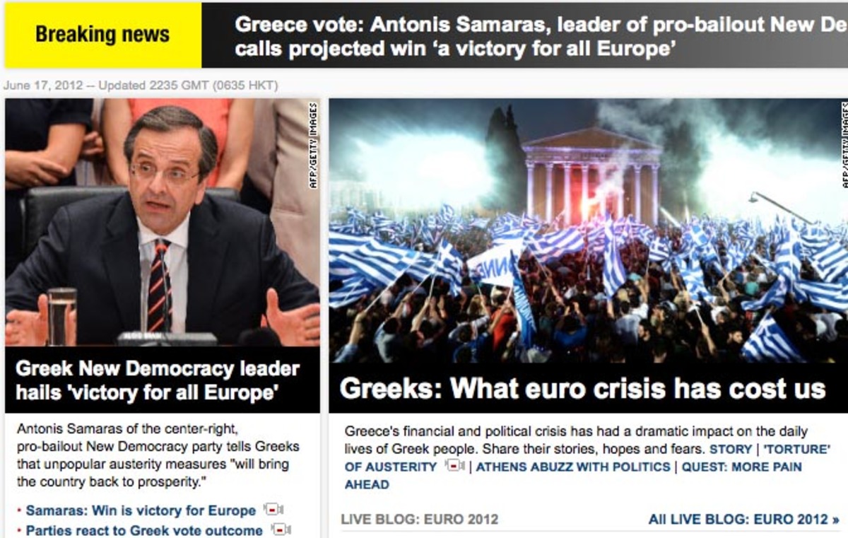 Ξένα ΜΜΕ: Οι έλληνες έδωσαν στην Ευρώπη και στο ευρώ ακόμα μια ευκαιρία