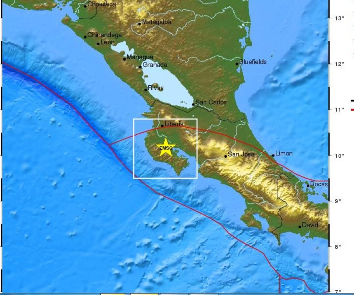 Δύο νεκροί από τον ισχυρότατο σεισμό των 7,6 Ρίχτερ στην Κόστα Ρίκα