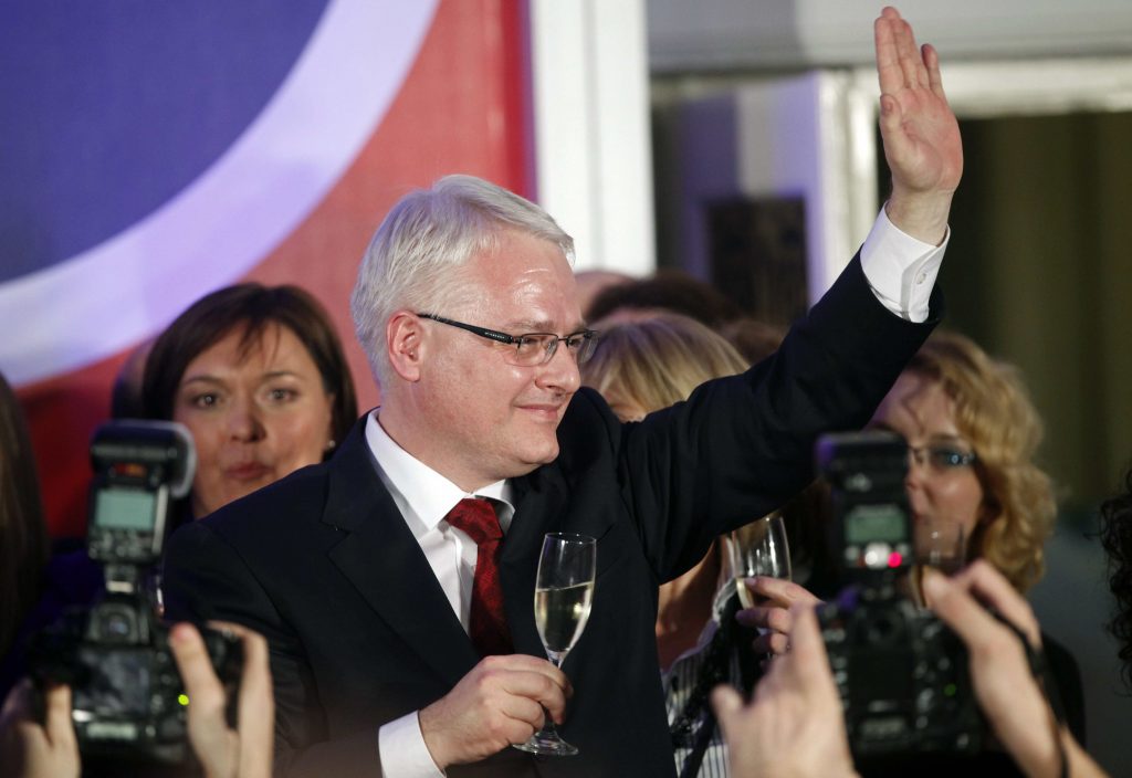 Ο νέος πρόεδρος της Κροατίας Ίβο Γιοσίποβιτς. ΦΩΤΟ REUTERS